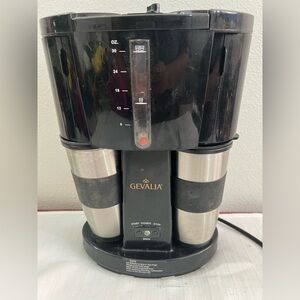 Gevalia‎ Black and Silver Coffee Maker WS-02A